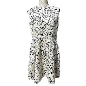 Lotus Grace Floral A-line Dress